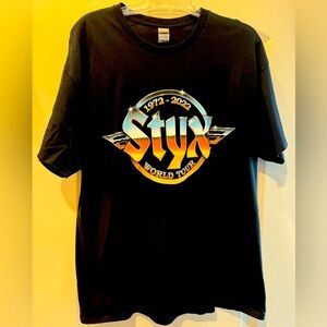 Men’s Styx Concert Tour 2022 t-shirt - NWOT